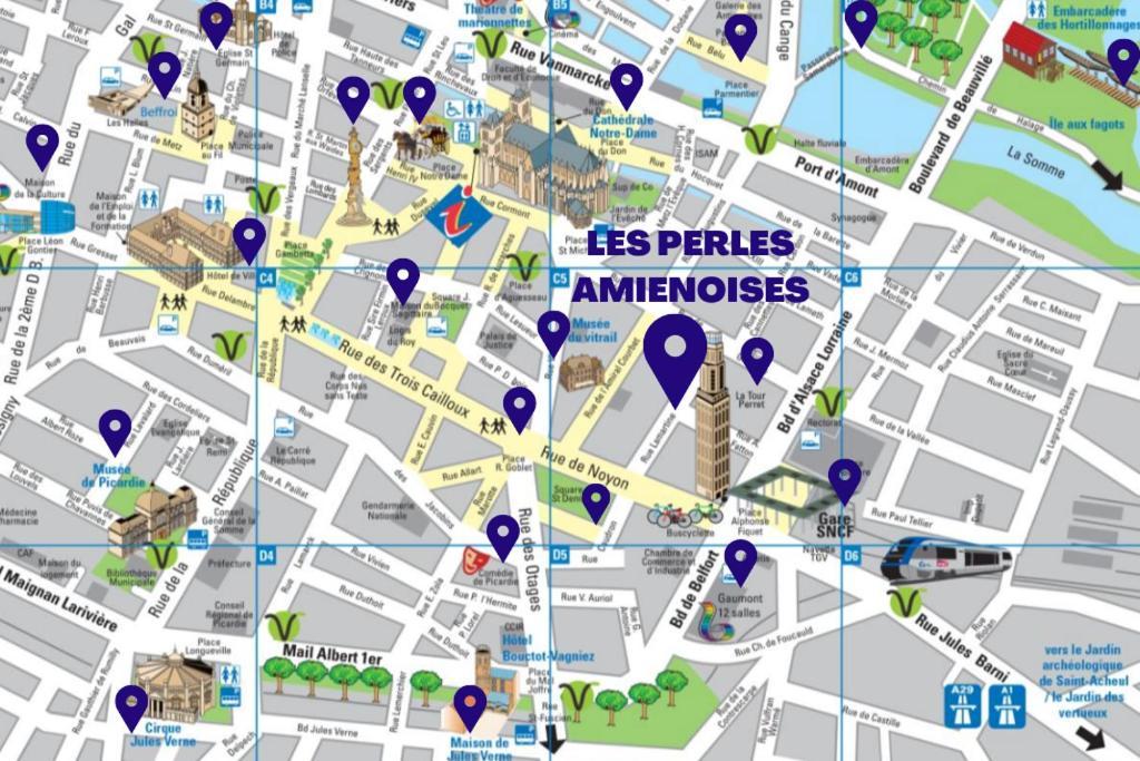 Appartamento Les Perles Amiénoises ☆ White Pearl ☆ Hyper Centre ☆ Amiens Esterno foto